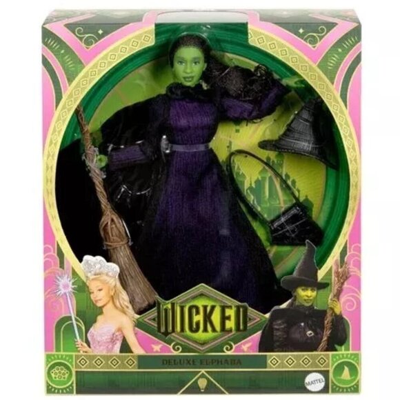 Mattel Wicked Movie DELUXE Elphaba Witch Fashion Doll - URL Misprint Error - Picture 2 of 16
